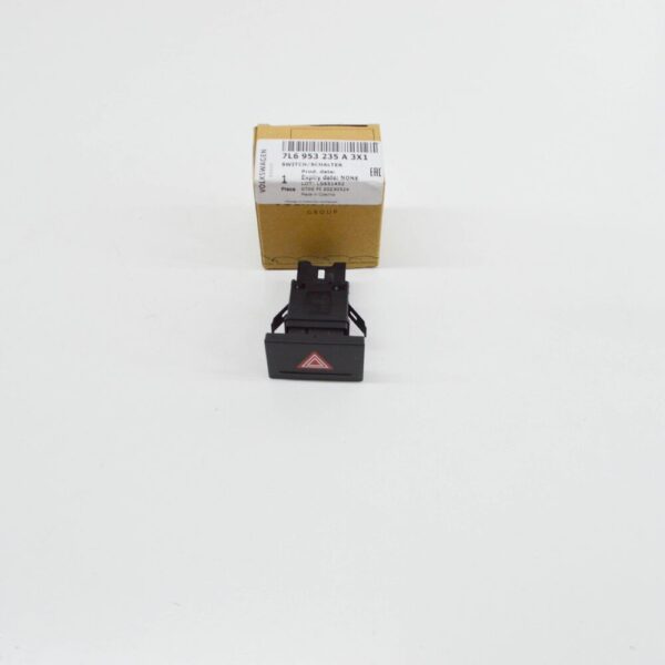 7L6953235A3X1 - NEW VW TOUAREG 7L HAZARD WARNING BUTTON 7L6953235A3X1 ORIGINAL
