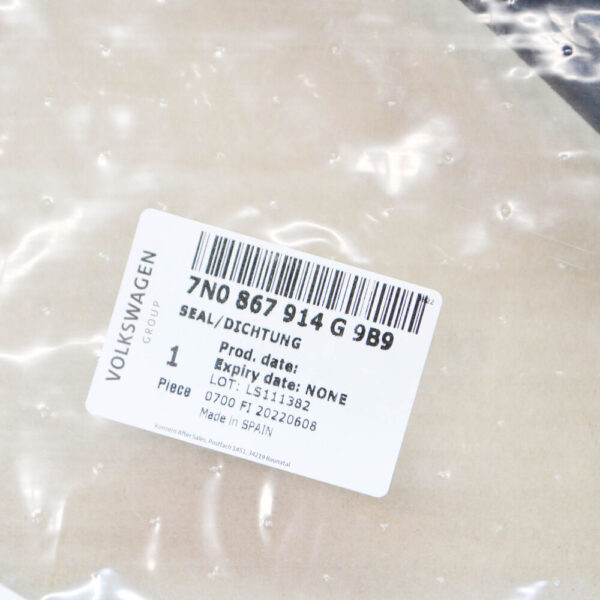 7N0867914G9B9 - NEW VW SHARAN 7N SLIDING DOOR SEAL 7N0867914G9B9 7N0867914G 9B9