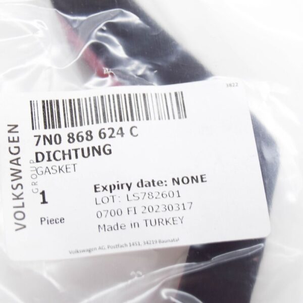 7N0868624C - VW SHARAN 7N Right Sliding Door Rubber Seal 7N0868624C NEW