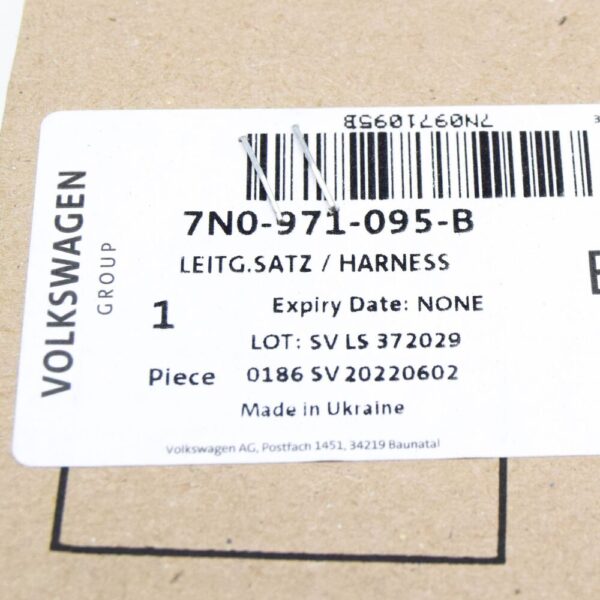 7N0971095B - VW Sharan 7N harness for front parking aid 7N0971095B, original part