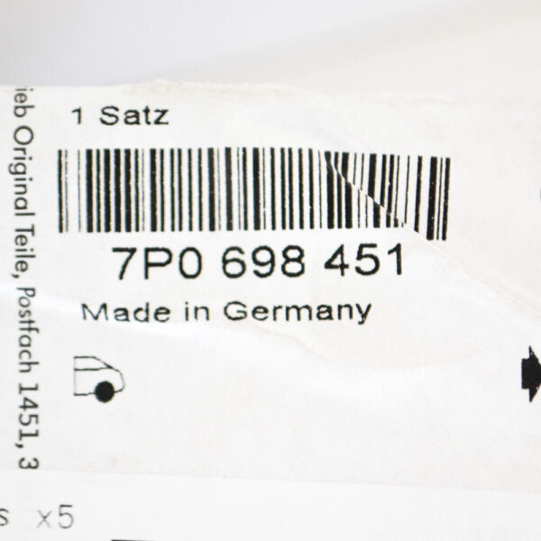 7P0698451 - NEW VOLKSWAGEN TOUAREG 7P 3 0 TDI V6 REAR BRAKE LINING SET KIT 7P0698451