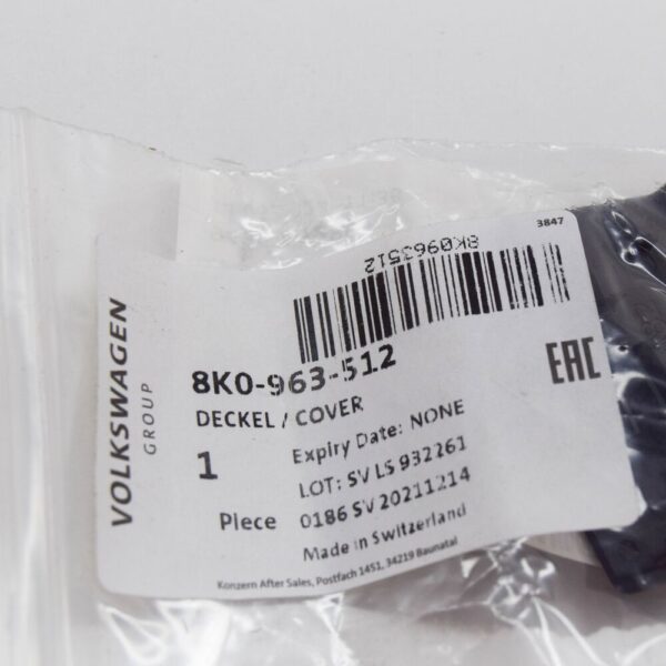 8K0963512 - VW TOUAREG 7P MK2 Auxiliary Heater Remote Control Cover 8K0963512 NEW GENUINE