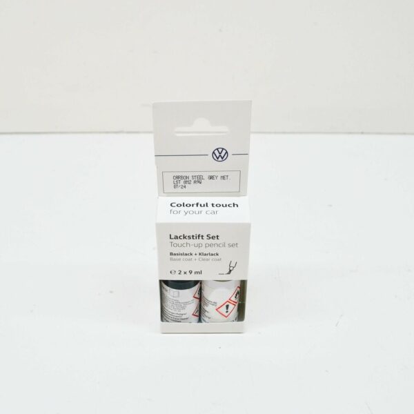 LST0M2A9W - VW Carbon Steel Grey Metallic Touch Up Paint Set LST0M2A9W NEW GENUINE