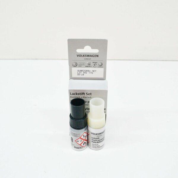 LST0M2Y7G - NEW VOLKSWAGEN QUARTZ GREY METALLIC TOUCH UP PAINT SET LST0M2Y7G ORIGINAL
