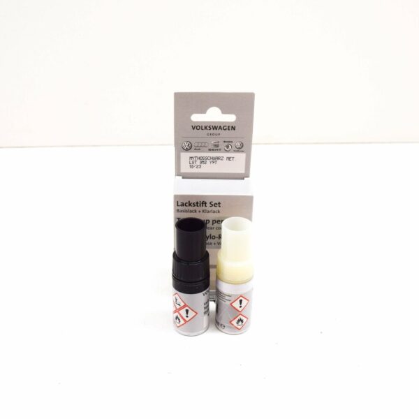 LST0M2Y9T - NEW VW AUDI TOUCH-UP PAINT PENCIL METALLIC MYTHICAL BLACK LST0M2Y9T ORIGINAL