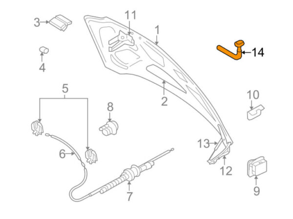 30655606 - VOLVO S60 MK1 Windscreen Washer Nozzle 30655606 NEW GENUINE