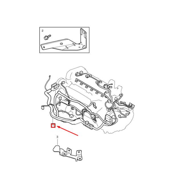 30658215 - Volvo XC70 P24 socket housing 30658215 NEW ORIGINAL