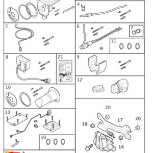 30665385 - Volvo V40 Fuel Powered Heater Repair Kit 30665385part