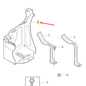 31290752 - Volvo V40 Battery Mount 31290752 NEW ORIGINAL