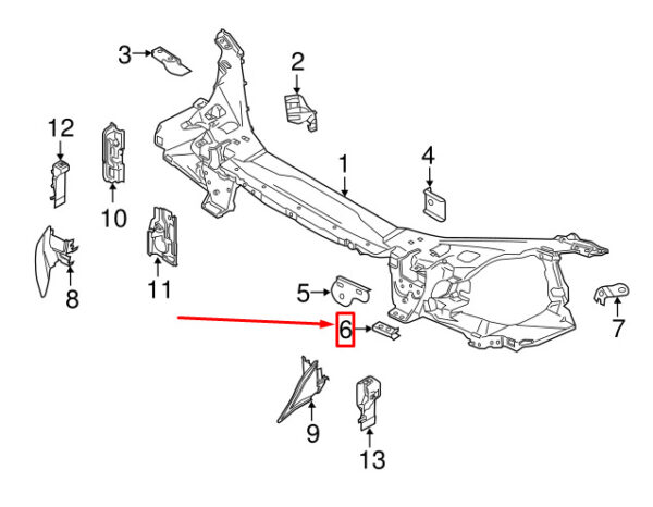 31299041 - Volvo S60 MK2 Front Right Mount 31299041 NEW GENUINE