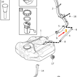 31336440 - Volvo V40 Fuel Hose 31336440 NEW ORIGINAL