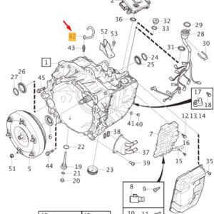31367645 - Volvo V40 Automatic Transmission Vent Hose 31367645 NEW Original