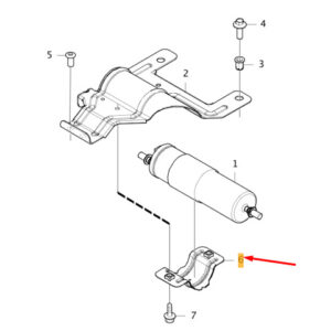 31372305 - Volvo V40 Fuel Filter Mount 31372305 NEW ORIGINAL