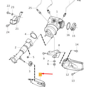 31372600 - Volvo V40 Catalyst Mount 31372600 NEW ORIGINAL