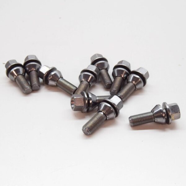 31373474 - VOLVO S60 MK1 WHEEL STUD CHROME KIT 31439230 NEW GENUINE