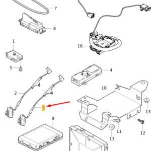 31384741 - Volvo V40 antenna system power supply interference filter 31384741 NEW ORIGINAL