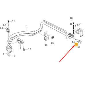 31404314 - Volvo V40 A/C Conveyor Line Valve 31404314, NEW, ORIGINAL