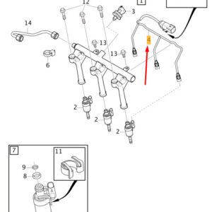 31405915 - Volvo XC40 Injection Nozzle Harness 31405915, Original Part