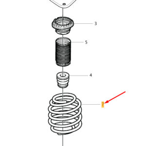 31406575 - VOLVO V40 FRONT COIL SPRING 31406575 NEW GENUINE