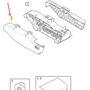 31473883 - Volvo XC40 Fuse Box Cover 31473883, NEW, ORIGINAL