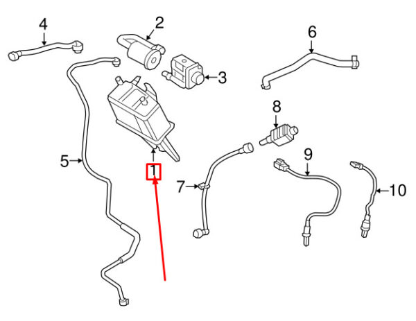31478242 - VOLVO XC90 MK2 STEAM CAN 31478242 NEW GENUINE