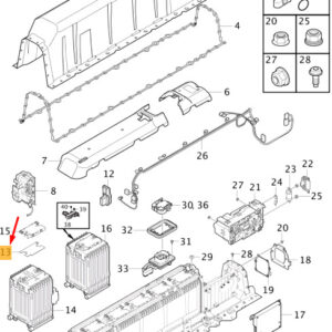 31499211 - Volvo XC40 Hybrid Battery Board 31499211, NEW, ORIGINAL