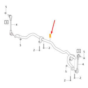 31658775 - Volvo XC40 Front Stabilizer 31658775 NEW ORIGINAL