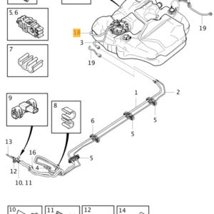32139927 - Volvo V40 Fuel Supply Line 32139927 NEW ORIGINAL