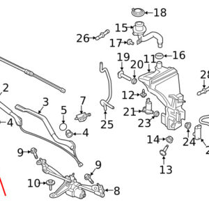 32219087 - VOLVO S90 MK2 WINDSCREEN WASHER NOZZLE 32219087 NEW GENUINE