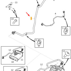 32224152 - Volvo XC40 Evaporator Tube 32224152 NEW ORIGINAL