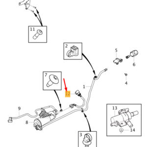 32224178 - Volvo XC40 Evaporator Tube 32224178 NEW ORIGINAL