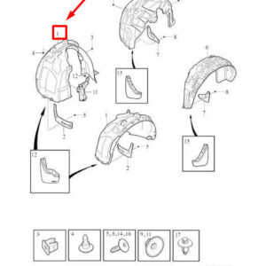 32241406 - VOLVO XC40 FRONT LEFT WING 32241406 NEW GENUINE