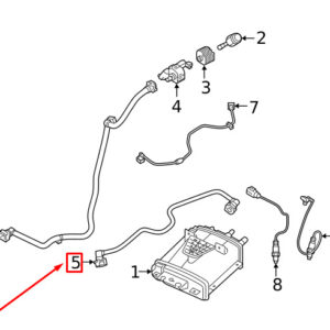 32242011 - VOLVO XC40 EVAPORATOR PIPE 32242011 NEW GENUINE