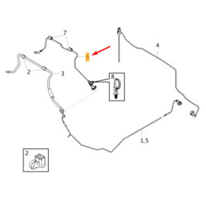 32242599 - Volvo XC40 Fuel Line 32242599 NEW ORIGINAL