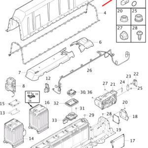 32263526 - Volvo XC40 Hybrid Battery Service Kit 32263526, NEW, ORIGINAL