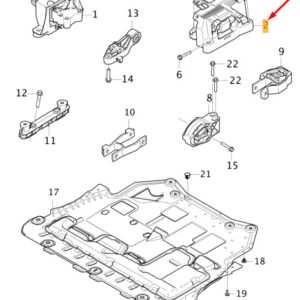 32267915 - Volvo XC40 engine mount left 32267915 NEW ORIGINAL