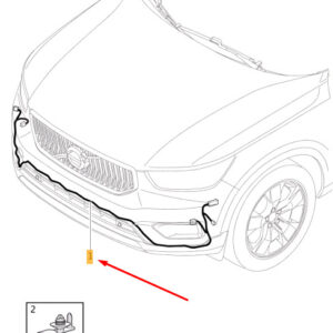 32276944 - Volvo XC40 Harness for Front Bumper 32276944, NEW, ORIGINAL
