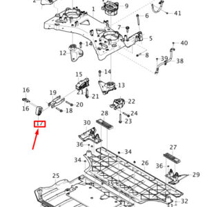 32298481 - Volvo XC40 engine mount 32298481 NEW ORIGINAL