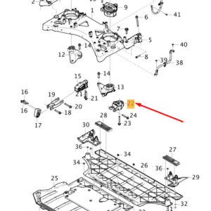 32298574 - Volvo XC40 engine suspension, torque rod 32298574, NEW, ORIGINAL